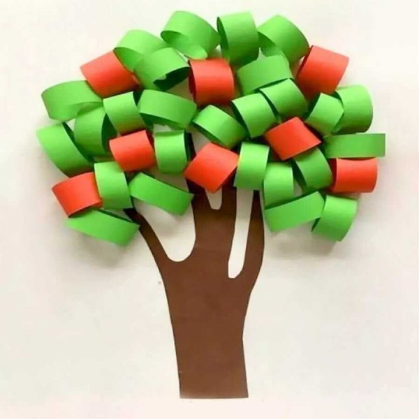 Потделка из уветной бумаги