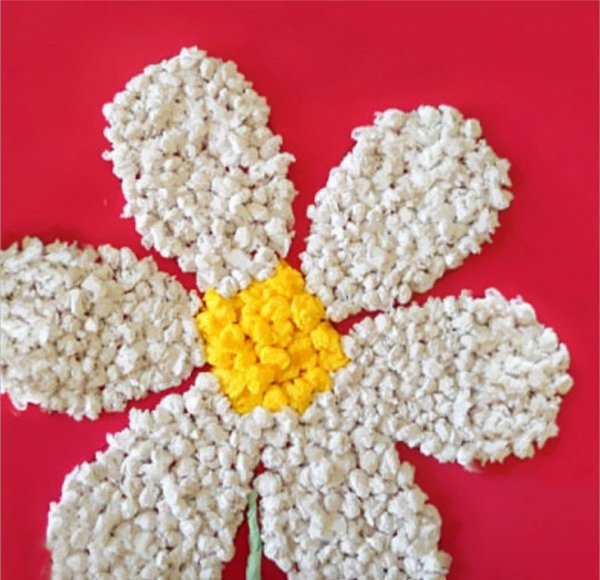 Аппликация из салфеток