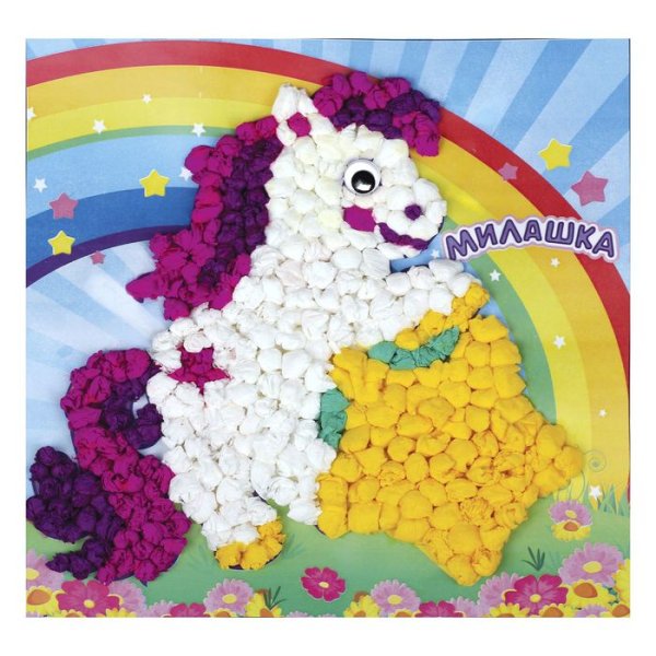 Мозаика из бумажных шариков