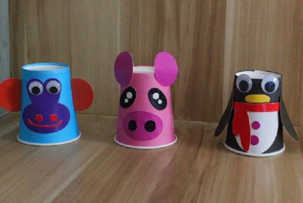 Игрушки из стаканчиков одноразовых
