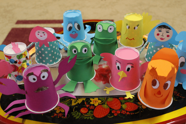 Игрушки из стаканчиков одноразовых