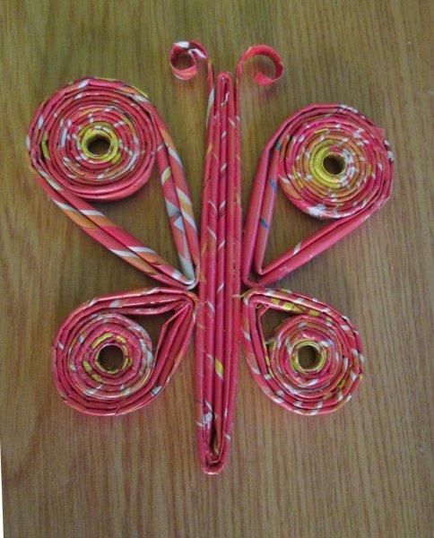 Поделки из трубочек