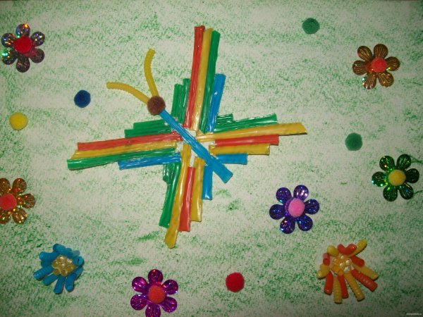 Поделки из трубочек