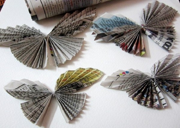 Поделки из газеты