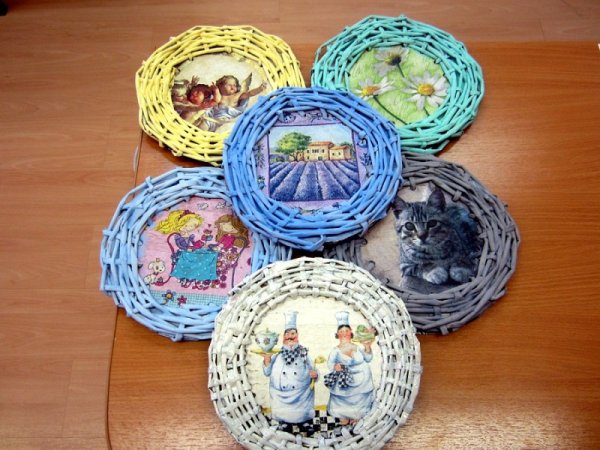 Поделки из газетных трубочек для детей