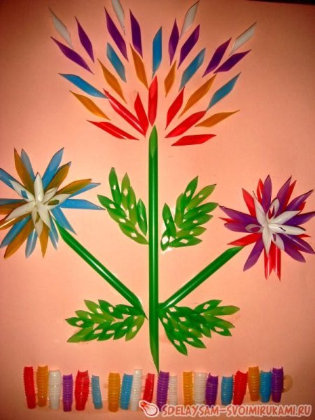 Поделки из трубочек Кок