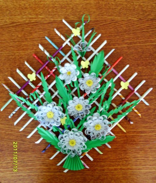 Панно из шпажек