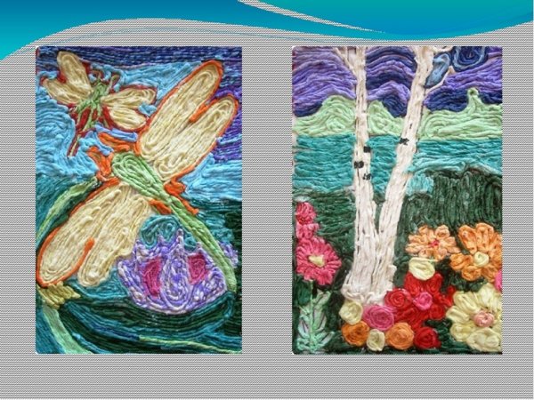 Скрученные салфетки техника