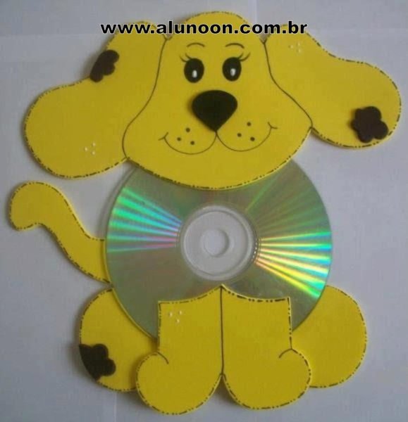 Поделка из СД диска