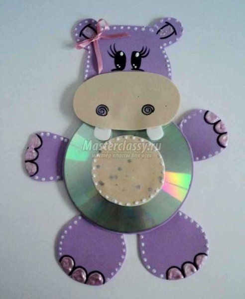 Поделки из дисков