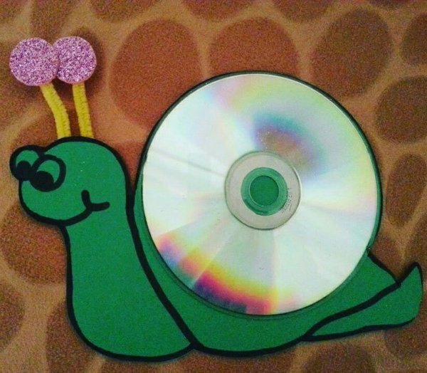 Поделки из компакт дисков