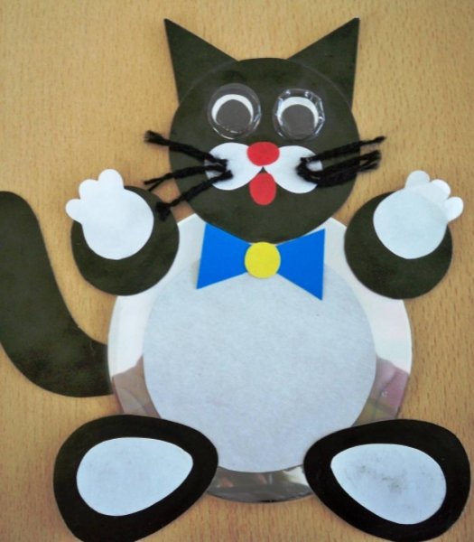 Аппликация из дисков