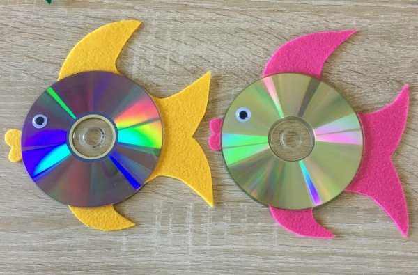 Рыбки из дисков