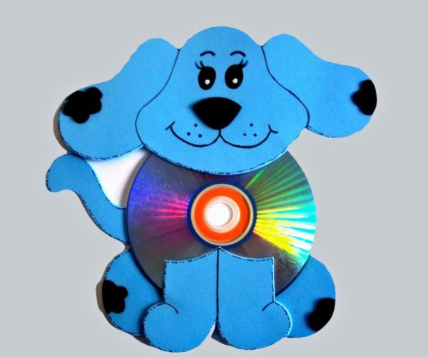 Поделки на дисках