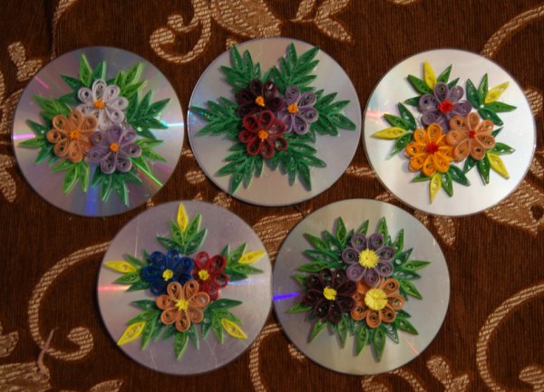 Поделки на дисках своими руками