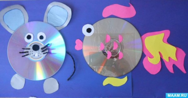 Поделки из дисков