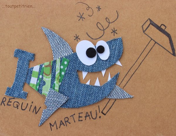 Забавные аппликации из джинсовой ткани