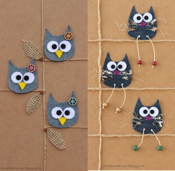 Аппликация из ткани своими руками