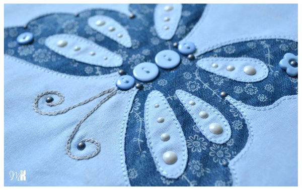 Аппликация на джинсе