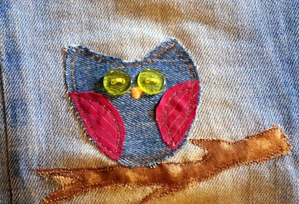 Декоративные заплатки на одежду