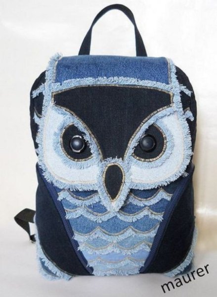Аппликация на джинсовую сумку