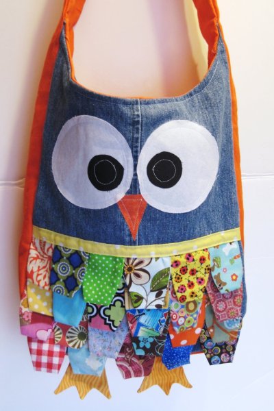 Сумкак джинсовая ссовой