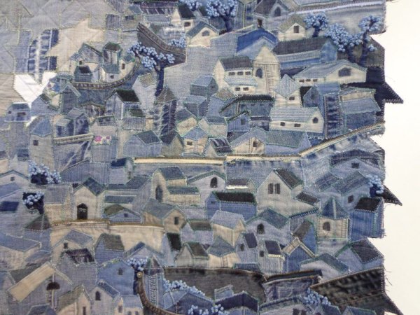 Лоскутная техника Боро домики