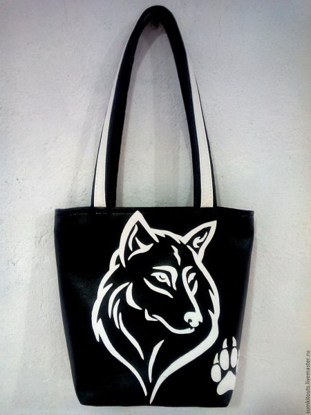 Сумка с волком