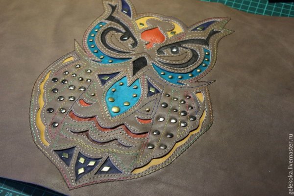 Аппликация из кожзама