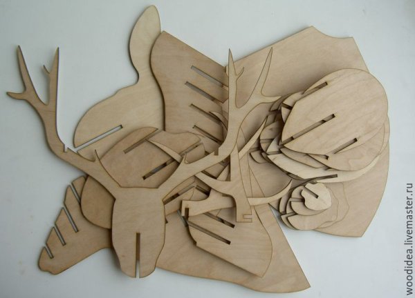 Объёмные детали из фанеры