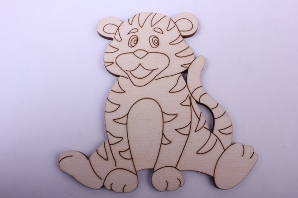 Тигр из фанеры