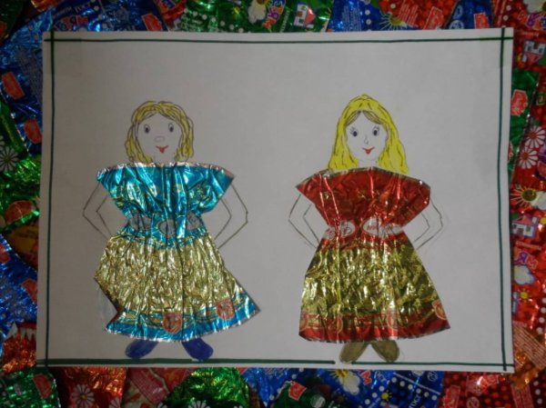 Поделки из фантиков от конфет