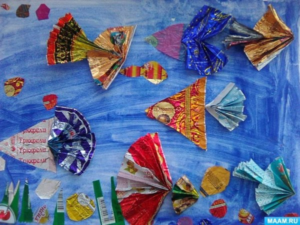 Поделки из оберток от конфет