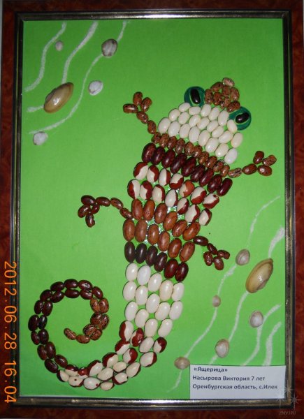 Поделки из крупы