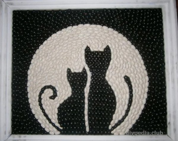 Поделки из фасоли