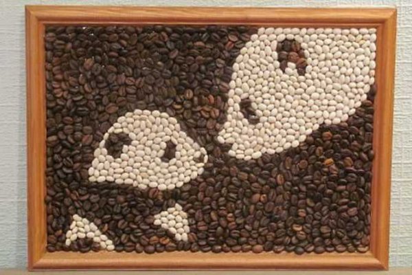 Панно из зерен и круп