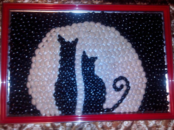 Панно из круп