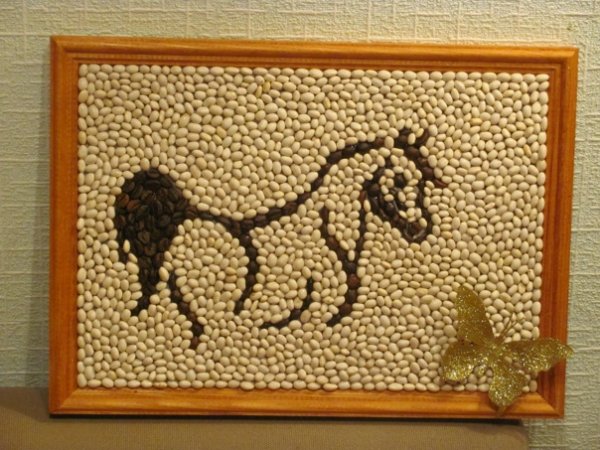 Панно из круп