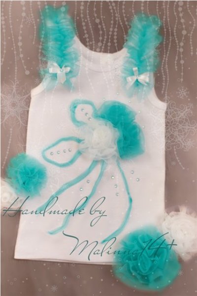 Аппликация из фатина