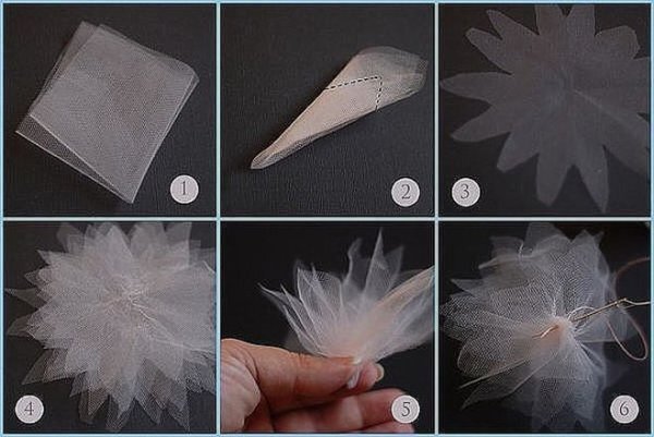 Бантики из фатина