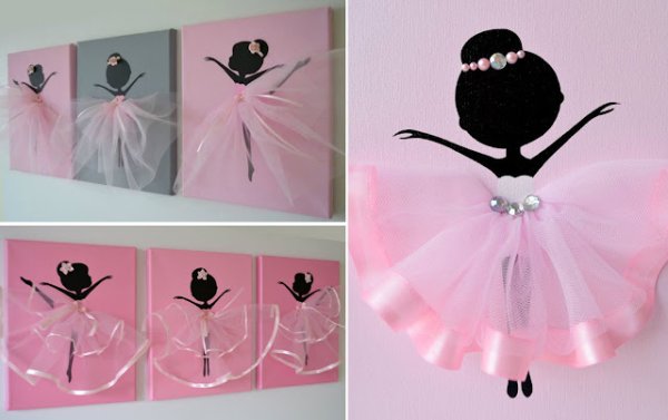 Панно балерины в юбочках