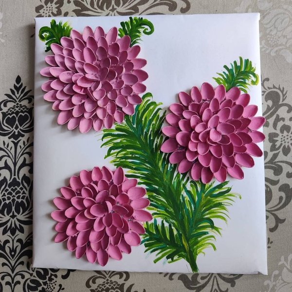 Аппликация из скорлупы фисташек