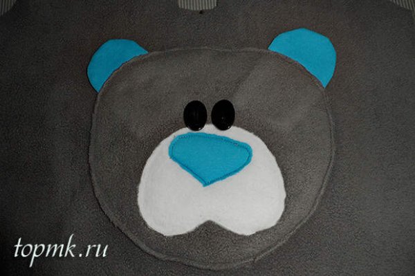 Аппликация из флиса своими руками