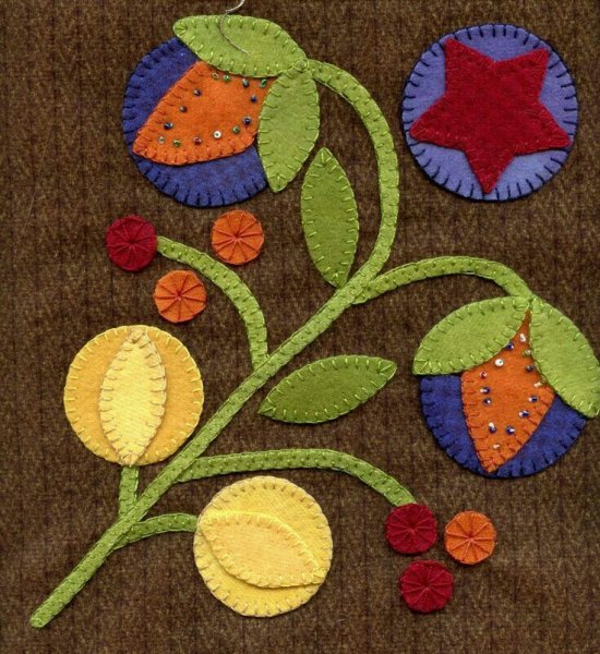 Аппликация из флиса своими руками