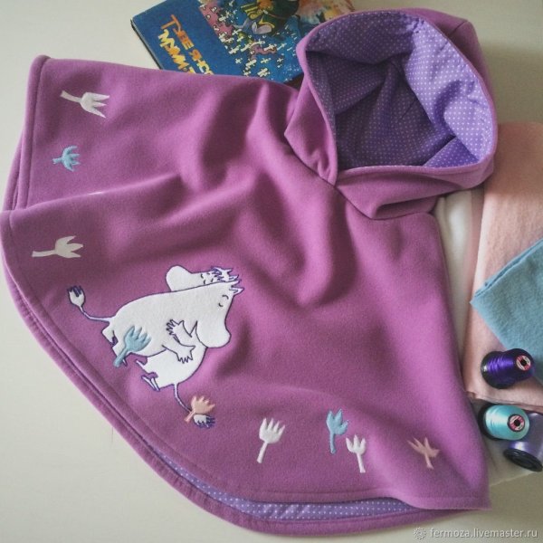 Толстовка с аппликацией на флисе для собак на кнопках 35 см голубая уют