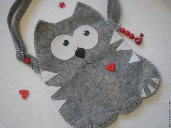 Кошка из фетра
