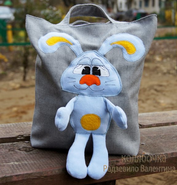 Сшить сумку зайца