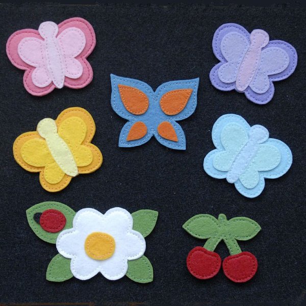 Аппликация из фетра