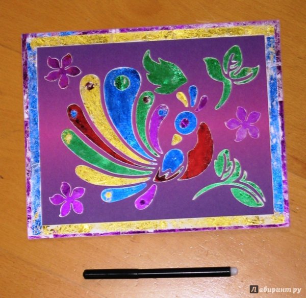 Поделки из фольгированной бумаги для детей