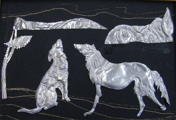 Аппликация из фольги